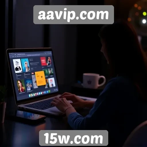 exploração das funcionalidades interativas do aavip.com